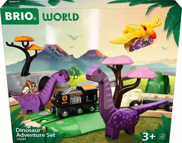 BRIO - DINOSAUR ADVENTURE SET: 21 PCS