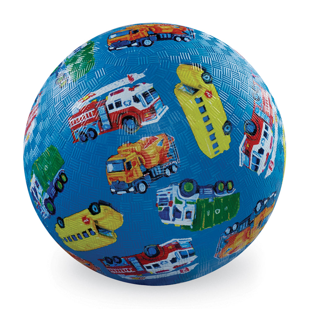 CROCODILE CREEK - PLAYGROUND BALL: 5 INCH CITY VEHICLES 