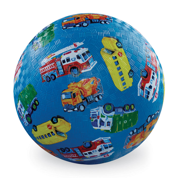 CROCODILE CREEK - PLAYGROUND BALL: 5 INCH CITY VEHICLES 