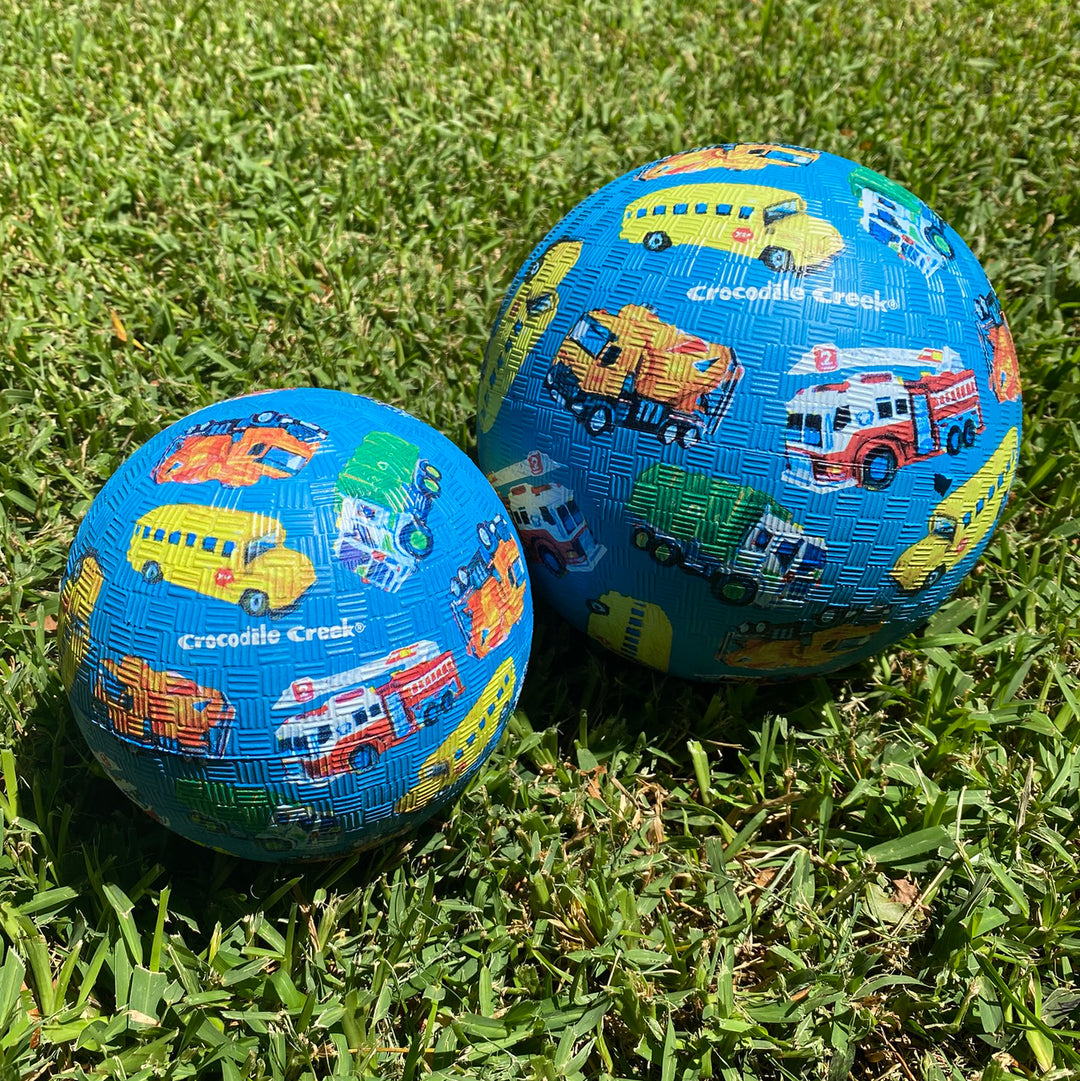 CROCODILE CREEK - PLAYGROUND BALL: 5 INCH CITY VEHICLES 