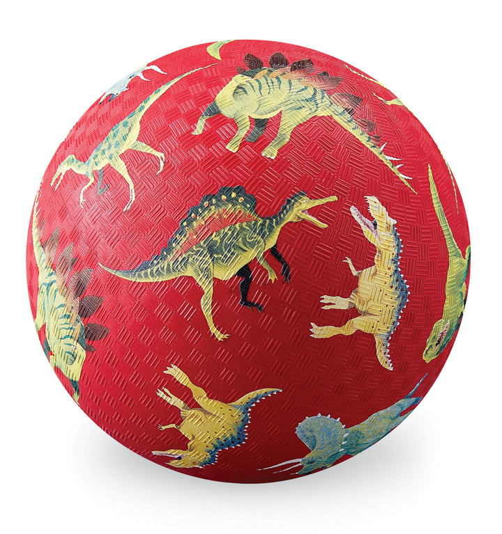 TIGER TRIBE - PLAYGROUND BALL: 7 INCH DINOSAURS RED 
