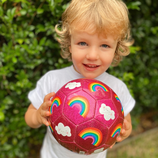 TIGER TRIBE - GLITTER SOCCER BALL: RAINBOW 