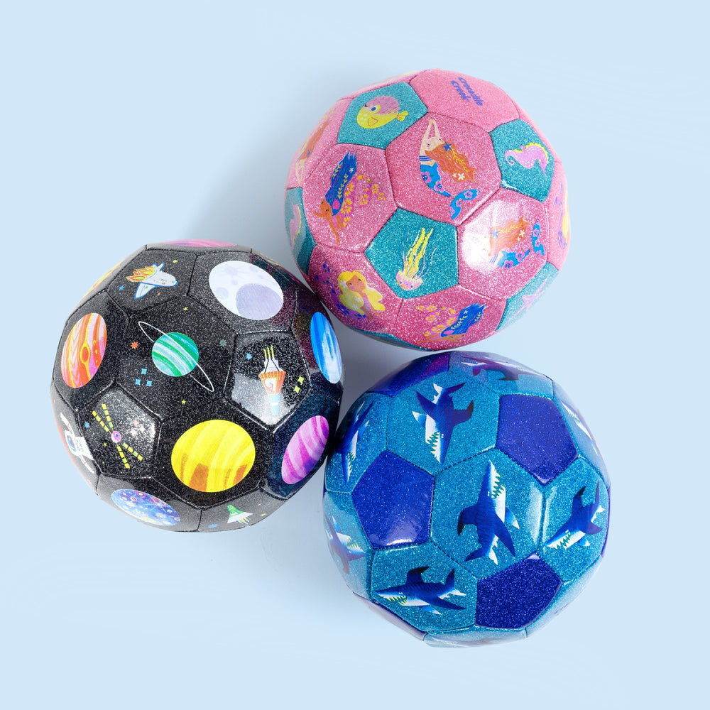 CROCODILE CREEK - GLITTER SOCCER BALL: MERMAID FRIENDS 