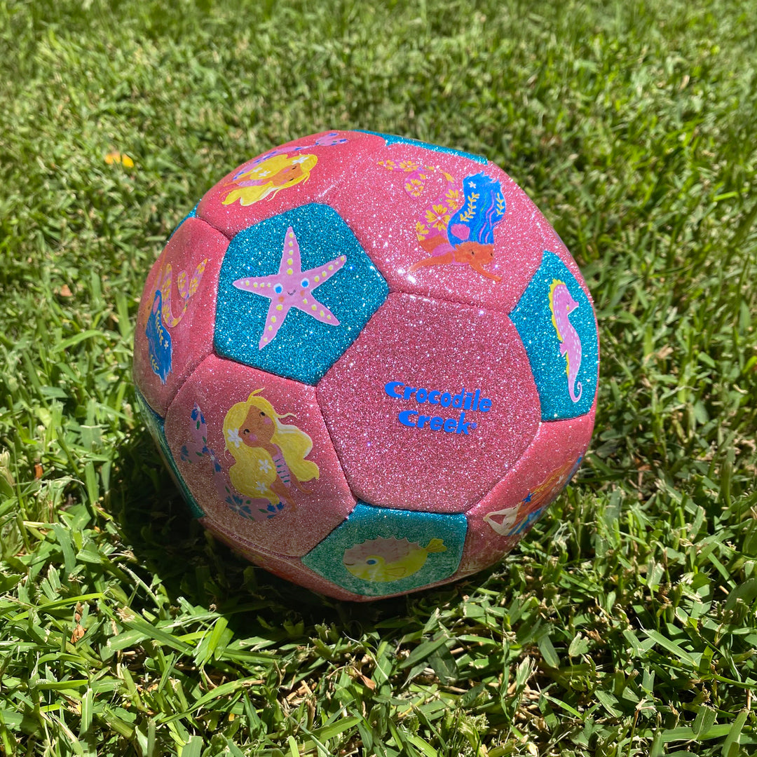 CROCODILE CREEK - GLITTER SOCCER BALL: MERMAID FRIENDS 