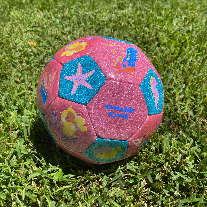 CROCODILE CREEK - GLITTER SOCCER BALL: MERMAID FRIENDS 