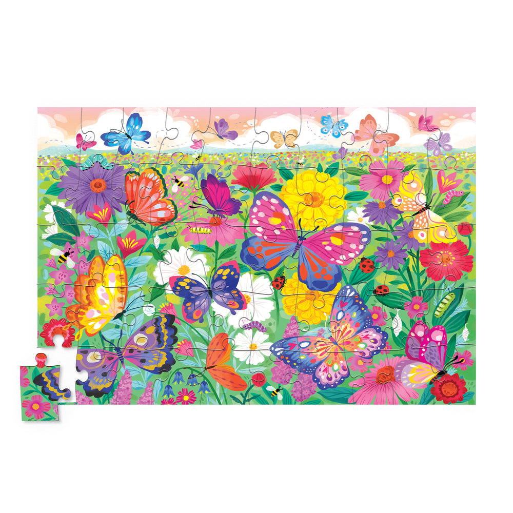 CROCODILE CREEK - HOLOGRAPHIC PUZZLE 50PC: BUTTERFLIES