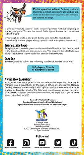 GAMEWRIGHT - CHONKY DONKEY: A KICKIN' PARTY GAME