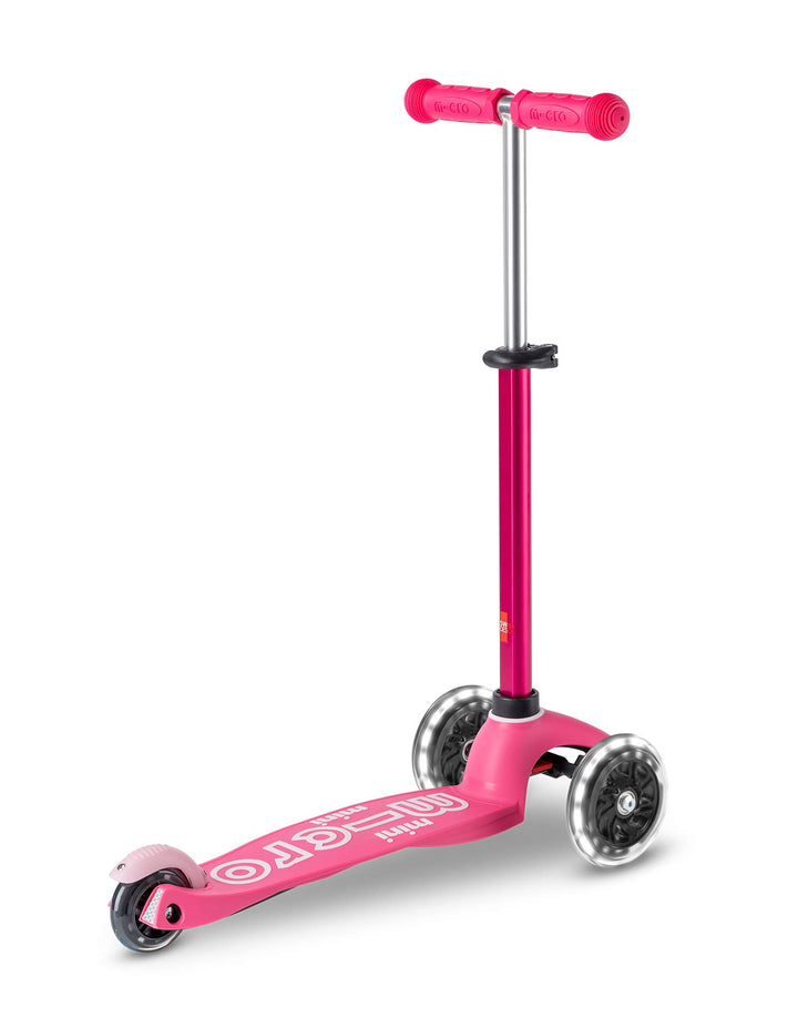 MICRO SCOOTERS - MINI MICRO DELUXE LED SCOOTER: PINK 