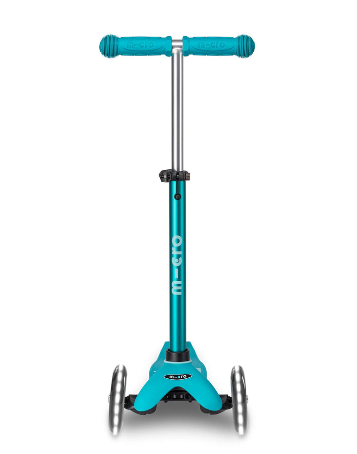 MICRO SCOOTERS - MINI MICRO DELUXE LED SCOOTER: AQUA 