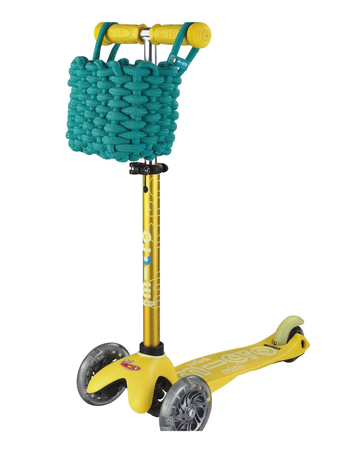 MICRO SCOOTERS - WOVEN BASKET: AQUA 