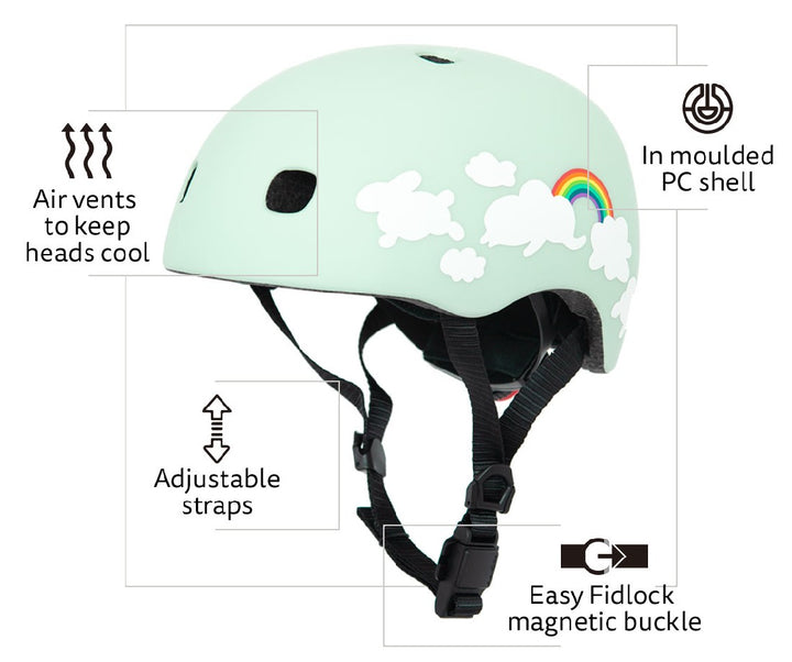MICRO SCOOTERS - KIDS HELMET: CLOUDS