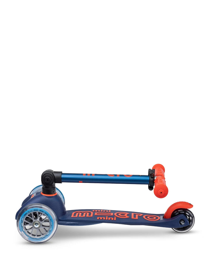 MINI MICRO SCOOTERS - MINI DELUXE FOLDABLE: NAVY BLUE 
