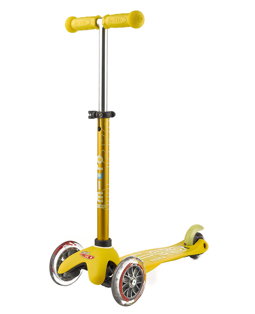 MICRO SCOOTERS - YELLOW MINI MICRO DELUX SCOOTER