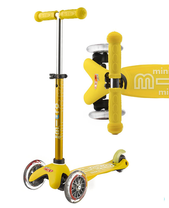 MICRO SCOOTERS - MINI MICRO DELUX SCOOTER: YELLOW