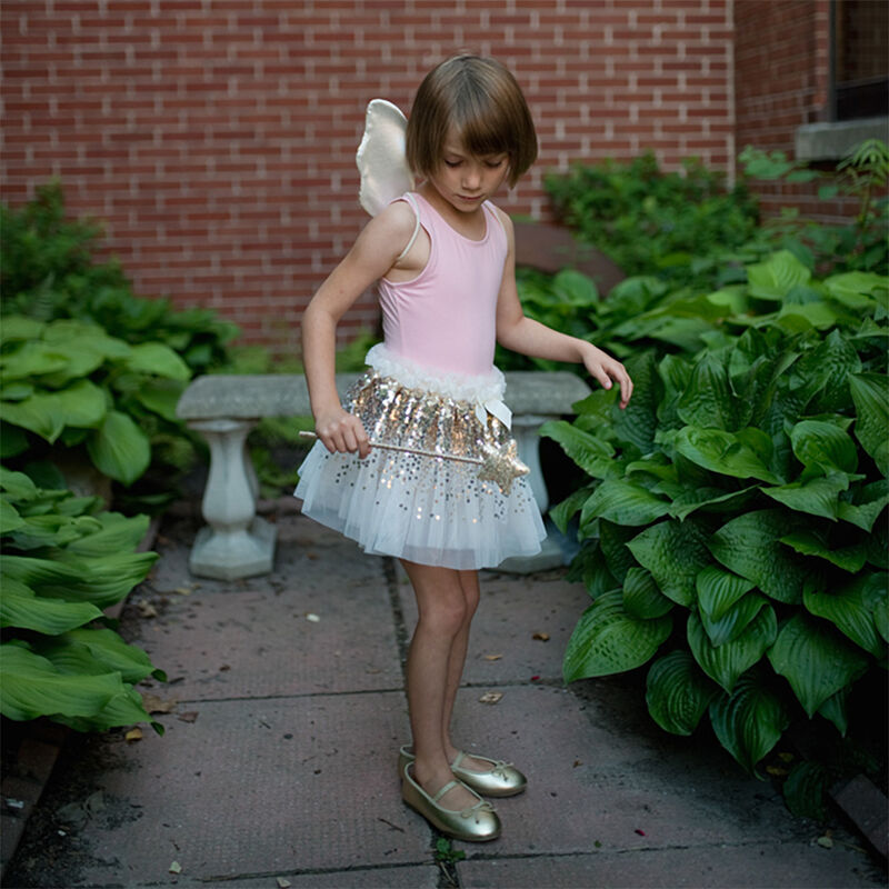 GREAT PRETENDERS - DRESS UP: GRACIOUS GOLD SEQUIN SKIRT [sz:4-6 YRS]