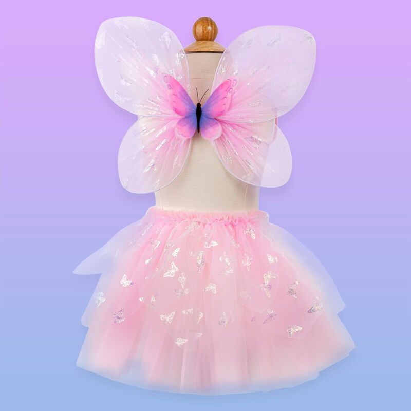 GREAT PRETENDERS - DRESS UP: PINK FLUTTER BUTTERFLY [sz:4-6 YRS]