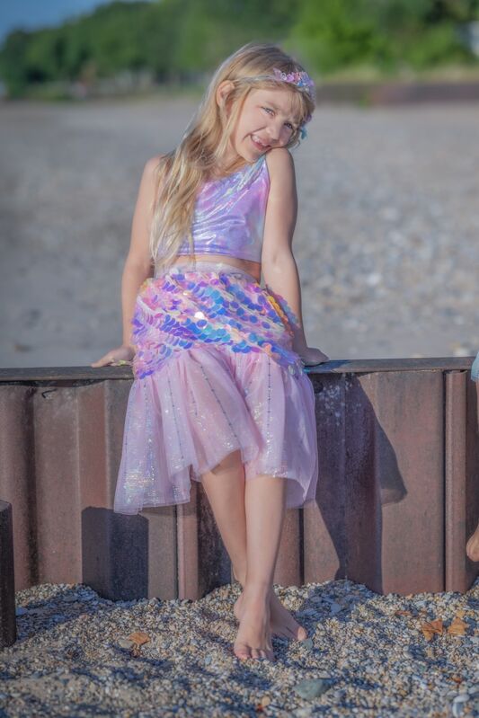GREAT PRETENDERS - DRESS UP: BLING BLING MERMAID SKIRT [sz:4-6 YRS]