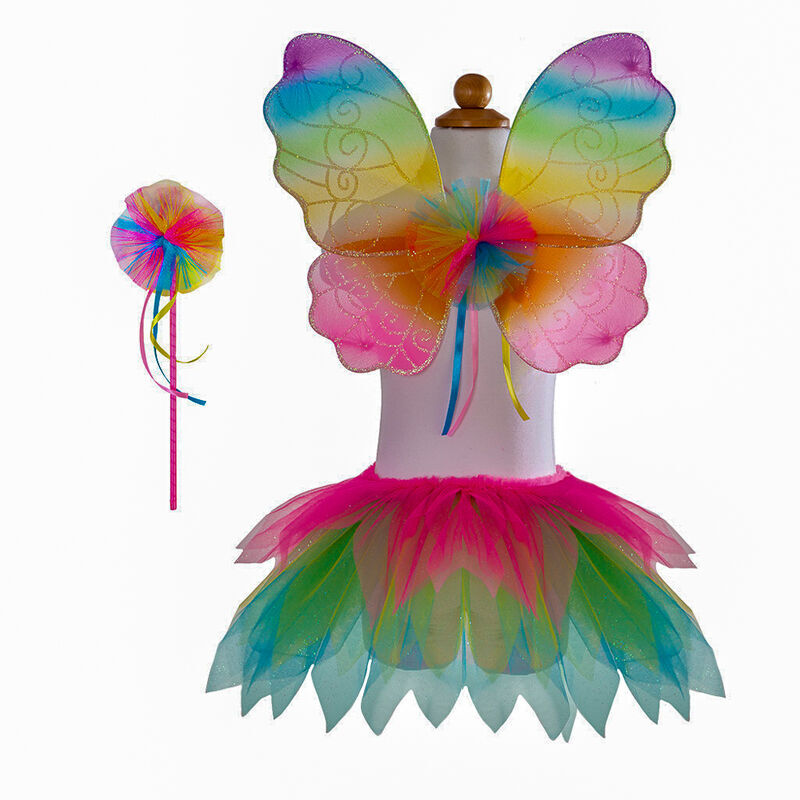 GREAT PRETENDERS - DRESS UP: NEON RAINBOW TUTU [sz:4-6 YRS]