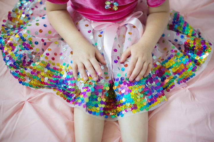 GREAT PRETENDERS - DRESS UP: PARTY FUN SEQUINS SKIRT [sz:4-6 YRS]