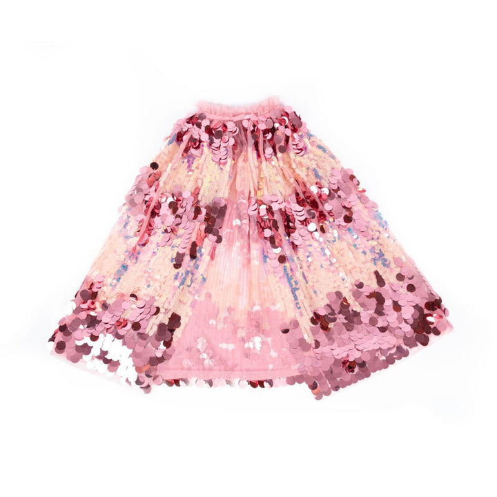 GREAT PRETENDERS - DRESS UP: 5TH AVE PINK PAILETTE CAPE [sz:4-6 YRS]