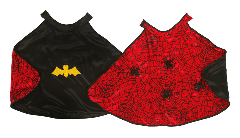 GREAT PRETENDERS - DRESS UP: REVERSIBLE SPIDER & BAT CAPE WITH MASK