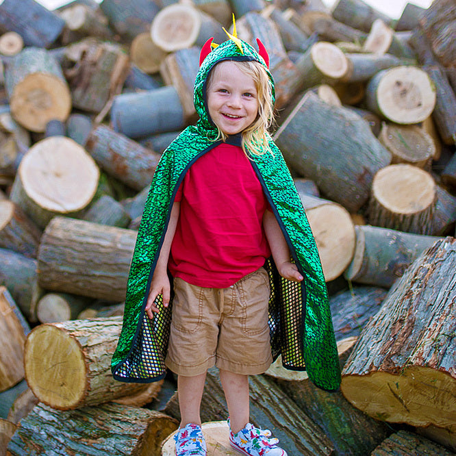 GREAT PRETENDERS - DRESS UP: REVERSIBLE DRAGON KNIGHT CAPE [sz:4-6 YRS]