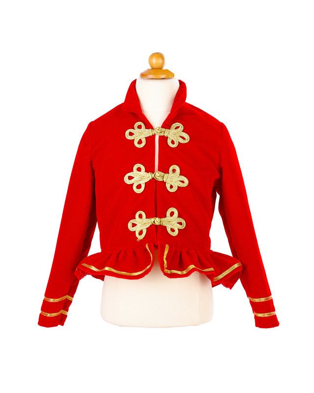 GREAT PRETENDERS - DRESS UP: RED TOY SOLDIER JACKET [sz:5-6 YRS]