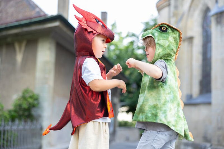 GREAT PRETENDERS - DRESS UP: ALL DAY GREEN DINO VEST [sz:3-4 YRS]