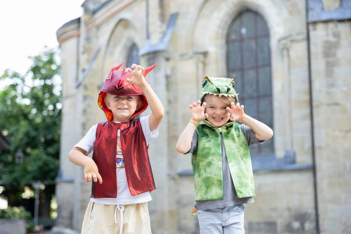 GREAT PRETENDERS - DRESS UP: ALL DAY GREEN DINO VEST [sz:3-4 YRS]