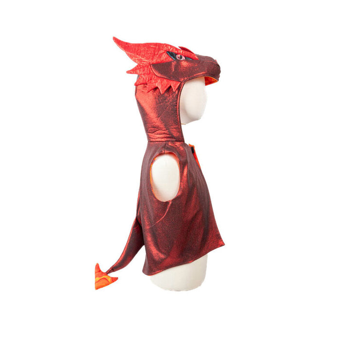 GREAT PRETENDERS - DRESS UP: ALL DAY RED DINO VEST [sz:3-4 YRS]