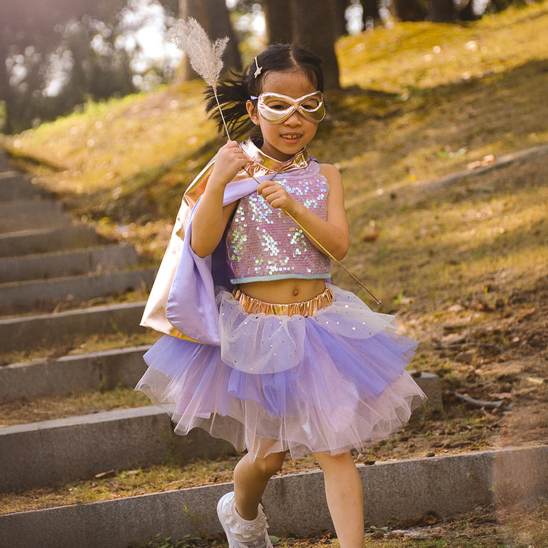 GREAT PRETENDERS - DRESS UP: SUPADUPER TUTU ROSE GOLD [sz:4-6 YRS]