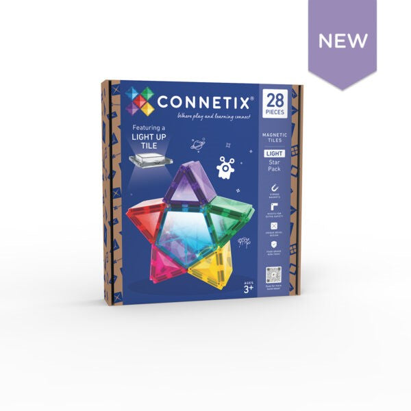 CONNETIX TILES - LIGHT STAR PACK: 28PC 