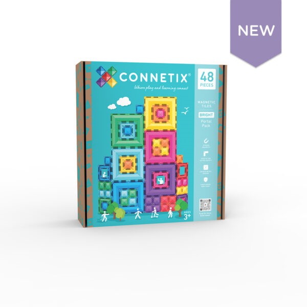 CONNETIX TILES - BRIGHT PORTAL PACK: 48PC 