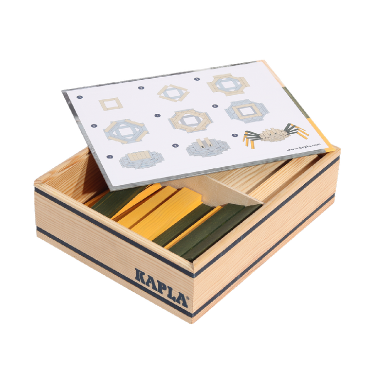 KAPLA - SPIDER CASE BUILDING PLANK SET