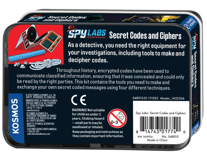 THAMES & KOSMOS - SPY LABS: SECRET CODES & CIPHERS