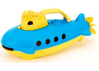 GREEN TOYS - SUBMARINE WITH YELLOW CABIN