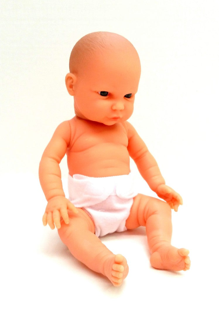 BELONIL - TINY BABY BOY DOLL, CAUCASIAN 