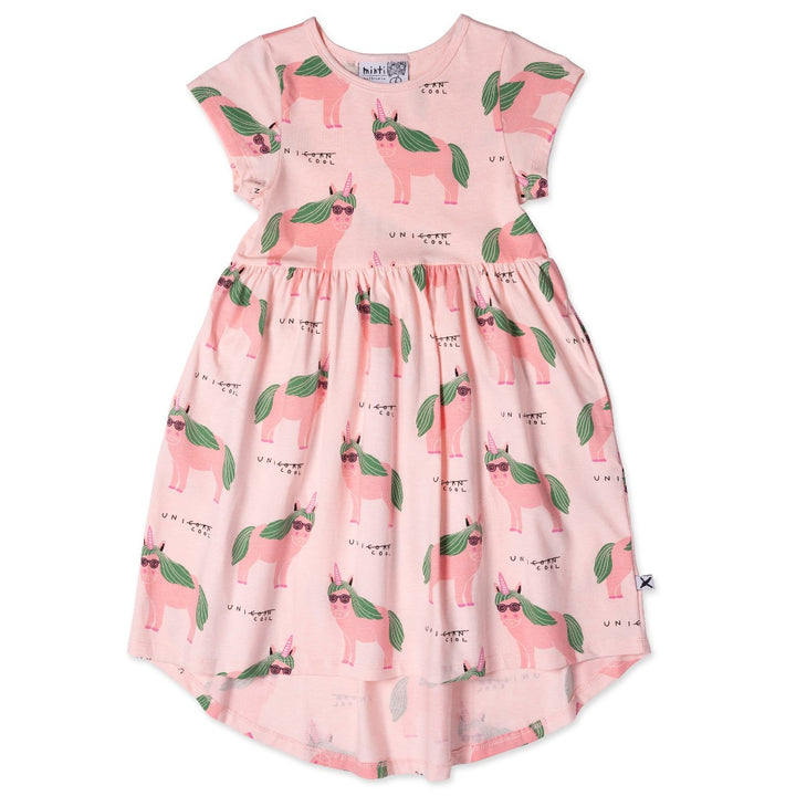 MINTI - UNICOOL DRESS: PINK MARLE