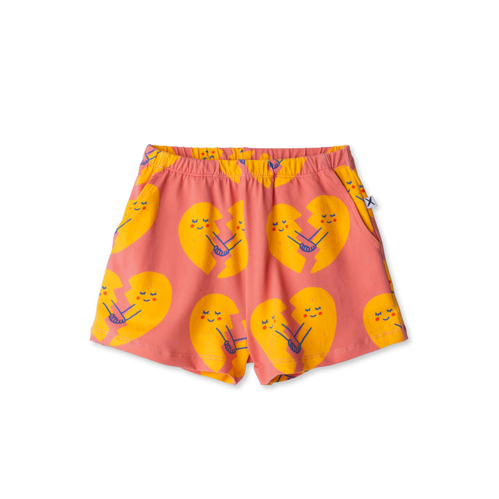 MINTI - BEST FRIENDS SHORTS: CORAL [sz:2 YRS]