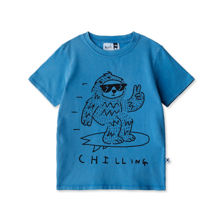 MINTI - SLOTH MODE TEE: SKY WASH [sz:2 YRS]