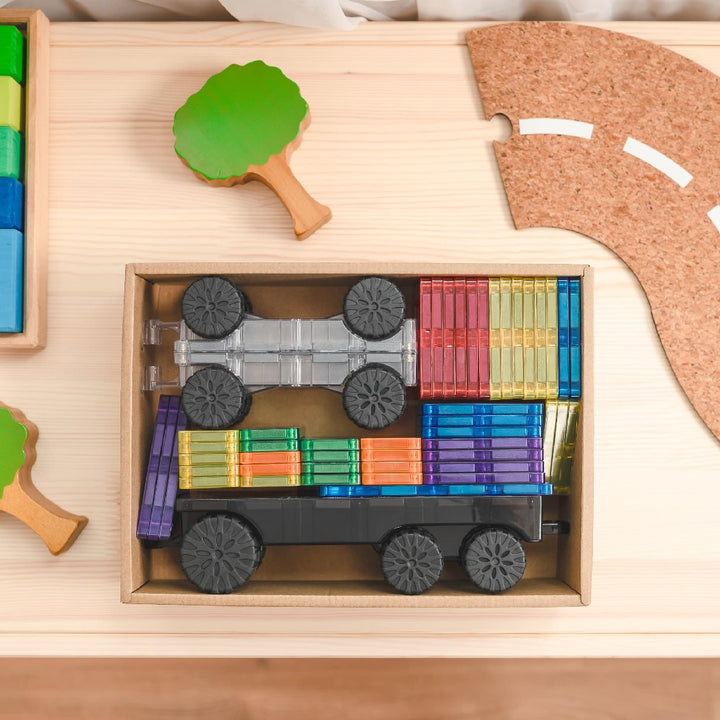 CONNETIX TILES - RAINBOW TRANSPORT PACK: 50PC