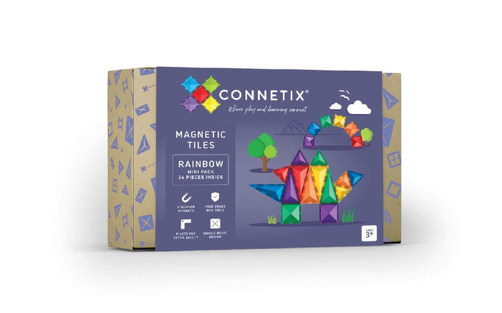 CONNETIX TILES - RAINBOW MINI PACK: 24PC