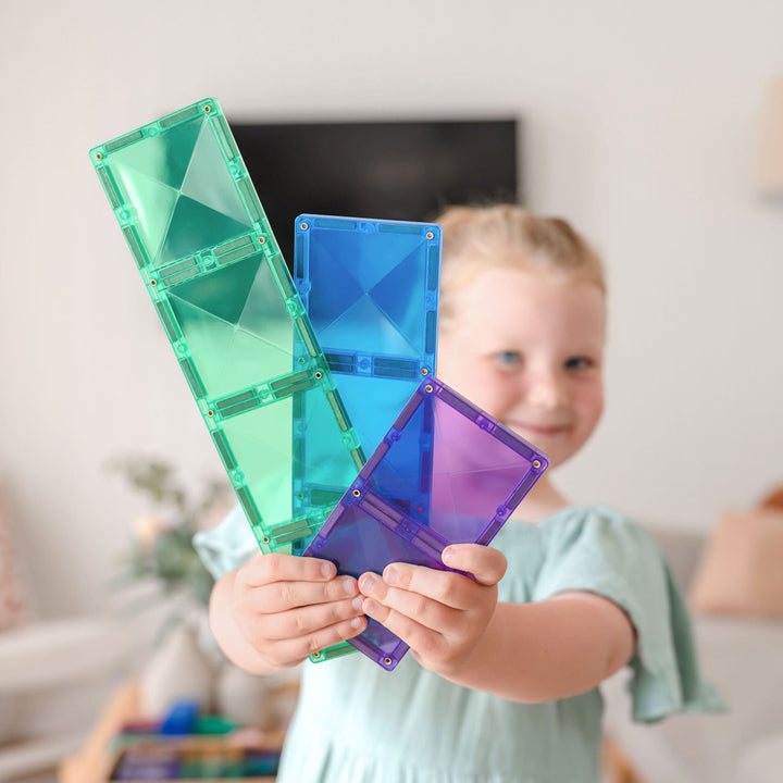 CONNETIX TILES - RAINBOW RECTANGLE PACK: 18PC