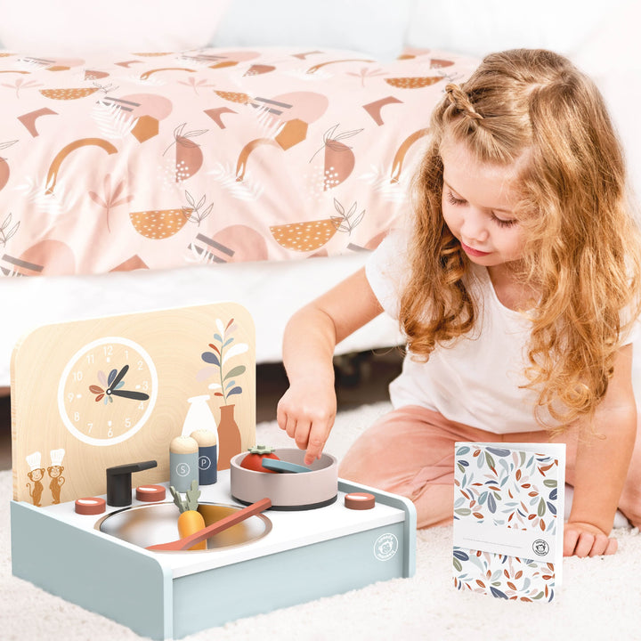 SPEEDY MONKEY - TABLE KITCHEN WITH 8 ACCESSORIES