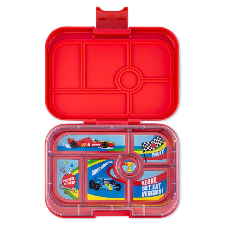 YUMBOX - ORIGINAL: ROAR RED RACE CAR LUNCHBOX