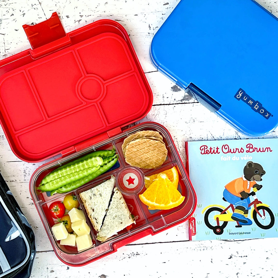 YUMBOX - ORIGINAL: ROAR RED RACE CAR LUNCHBOX