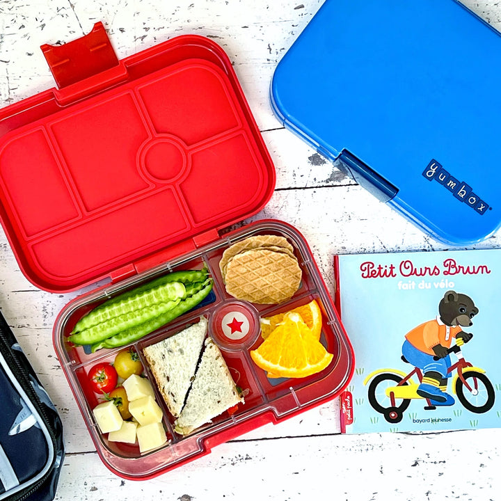 YUMBOX - ORIGINAL: ROAR RED RACE CAR LUNCHBOX