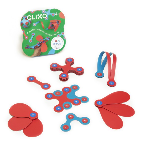 CLIXO - ITSY PACK: FLAMINGO/TURQUOISE