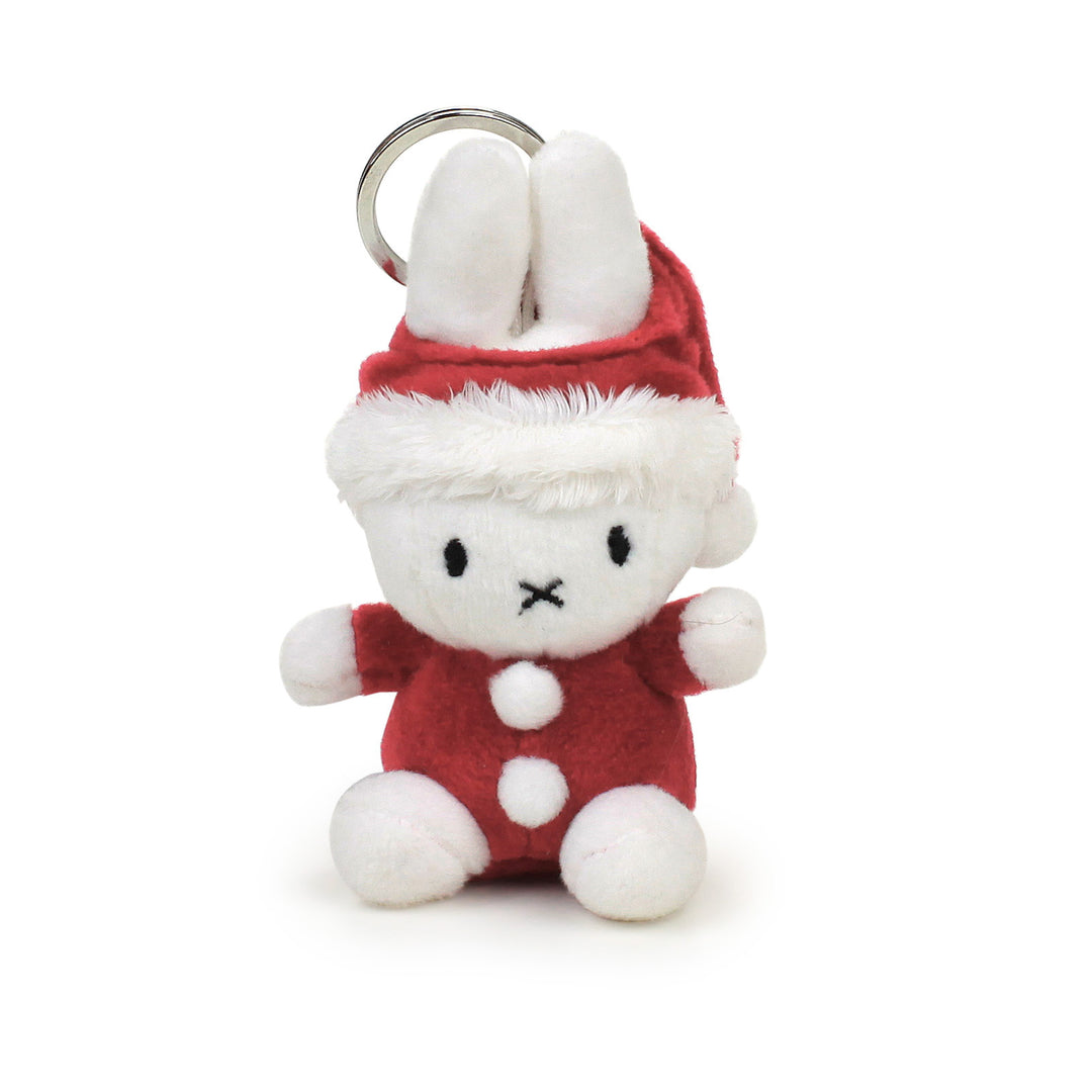 MIFFY - SITTING SANTA KEYCHAIN: RED