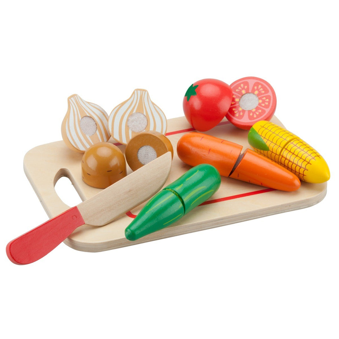 NEW CLASSIC TOYS - CUTTING SET: VEGETABLES